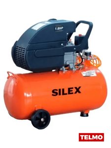Compresor Aire 42L 1,8HP 210L/min 110PSI + Manguera + Pistolas SLXCO42K - Silex