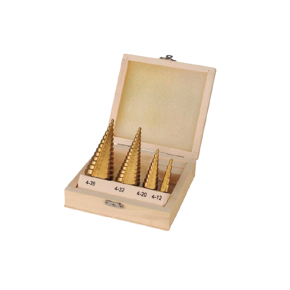 Set de Mechas Escalonadas 4 Piezas HSS SMEL3-8 - Lusqtoff