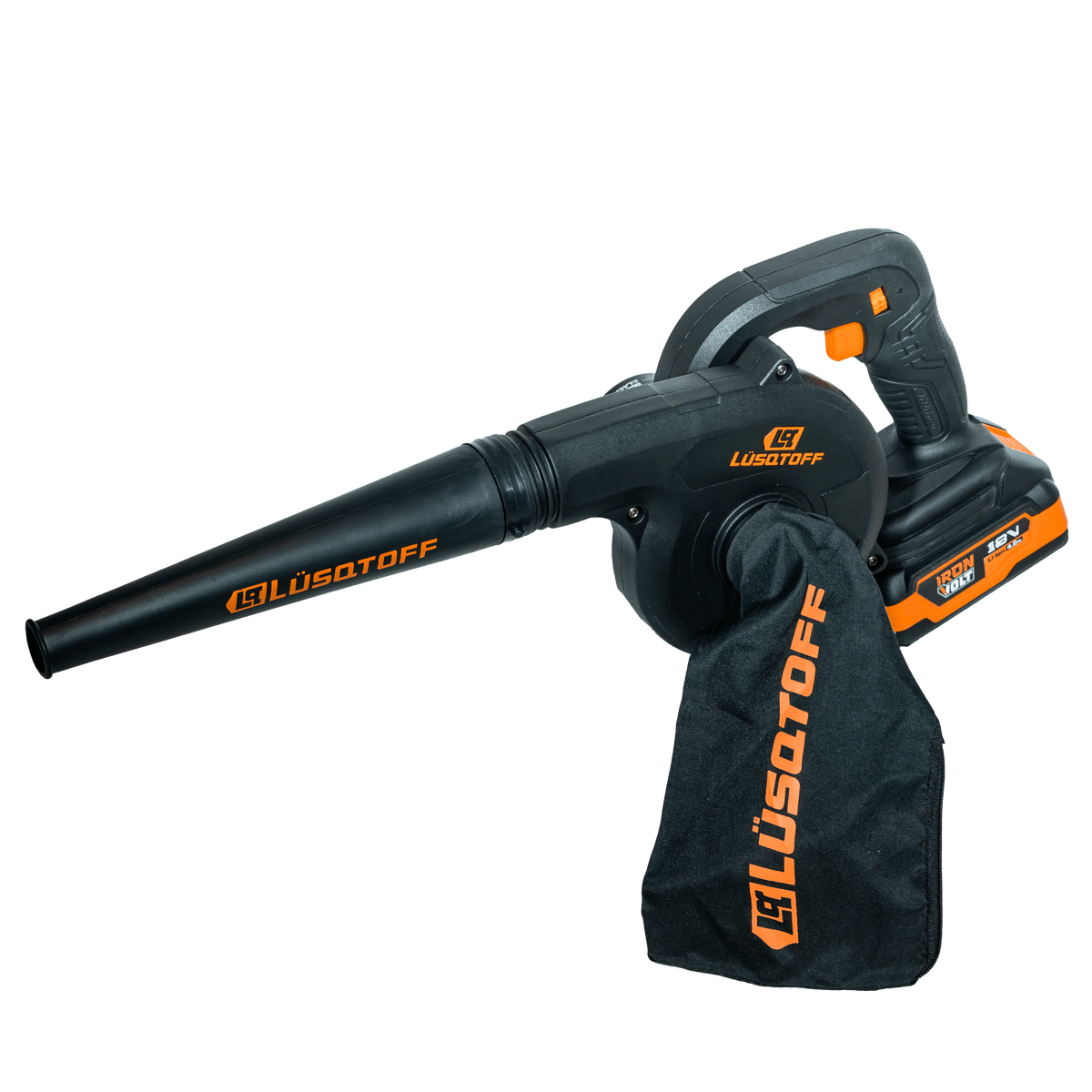 Soplador Aspirador A Batería 18V 2.6m³/min SPL2.6-9BK - Lusqtoff