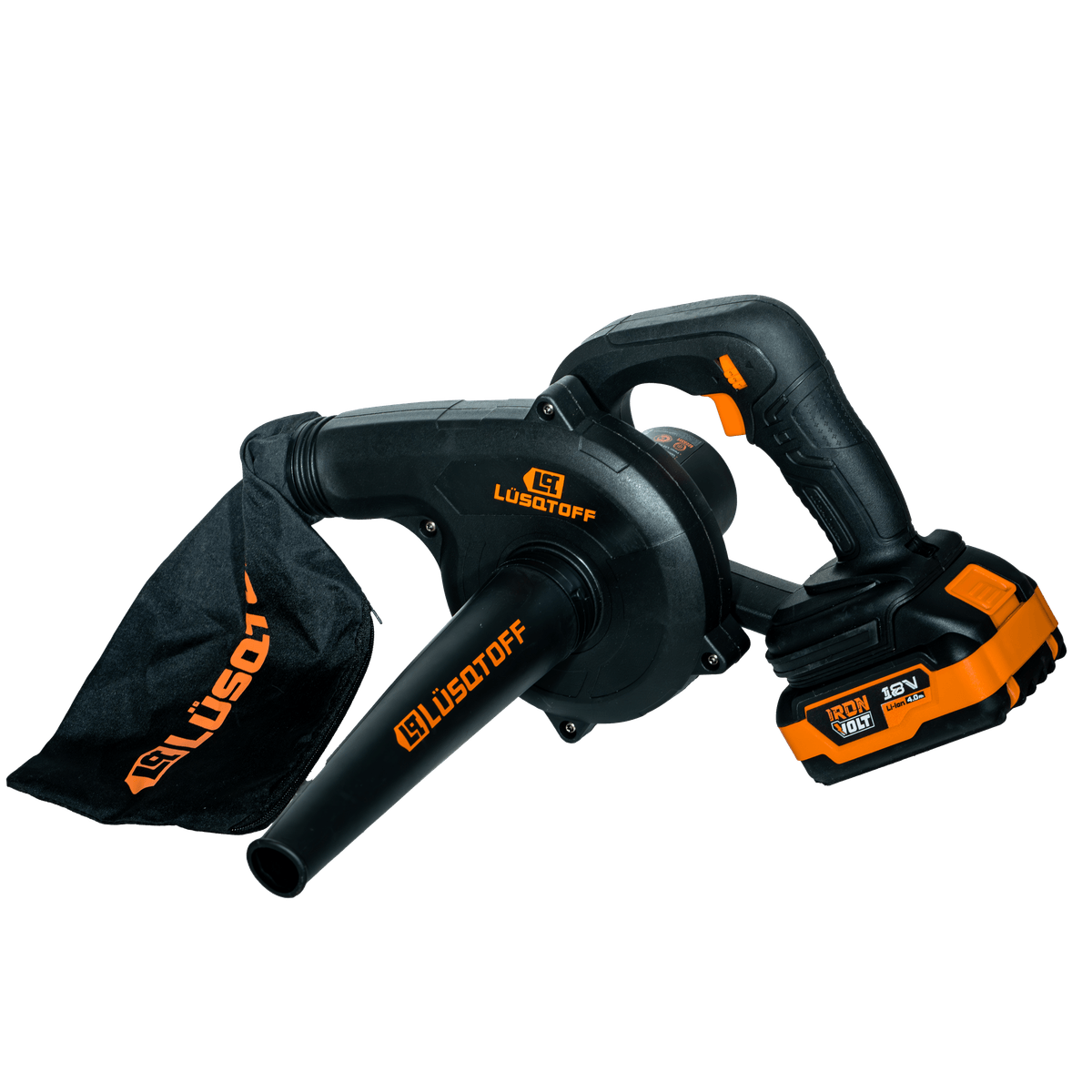 Soplador Aspirador A Batería 18V 2.6m³/min SPL2.6-9BK - Lusqtoff