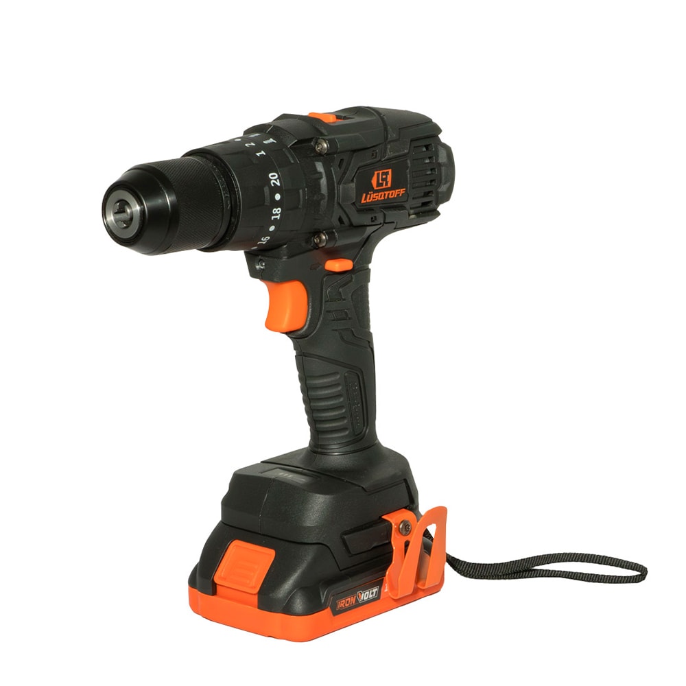 Kit Taladro Percutor a Batería 18V 13mm Brushless 60Nm + 2 Baterías + Maletín TIL80-9BK - Lusqtoff