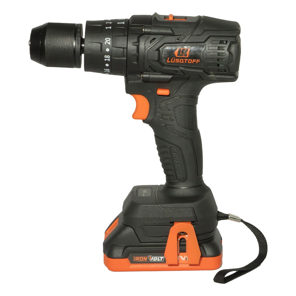 Kit Taladro Percutor a Batería 18V 13mm Brushless 60Nm + 2 Baterías + Maletín TIL80-9BK - Lusqtoff