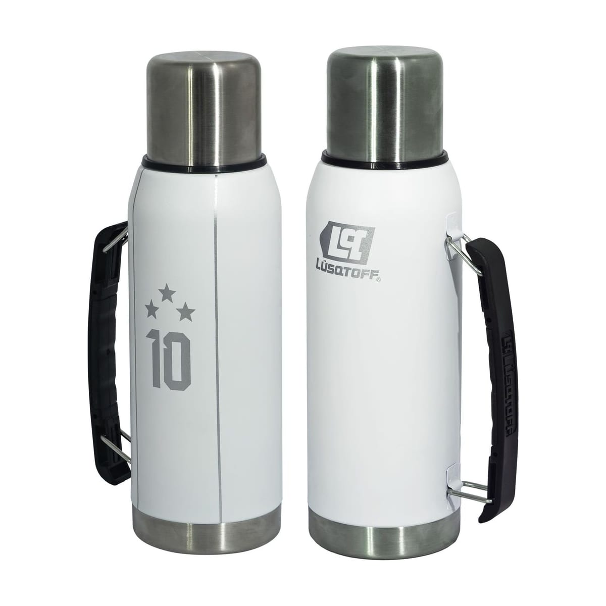Termo Acero Inoxidable 1L Blanco 3 Estrellas TL1-9B3E - Lusqtoff