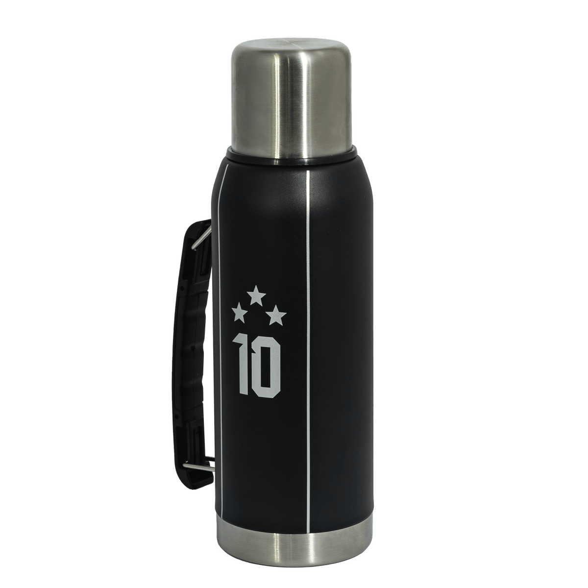 Termo Acero Inoxidable 1L Negro 3 Estrellas TL1-9N3E - Lusqtoff