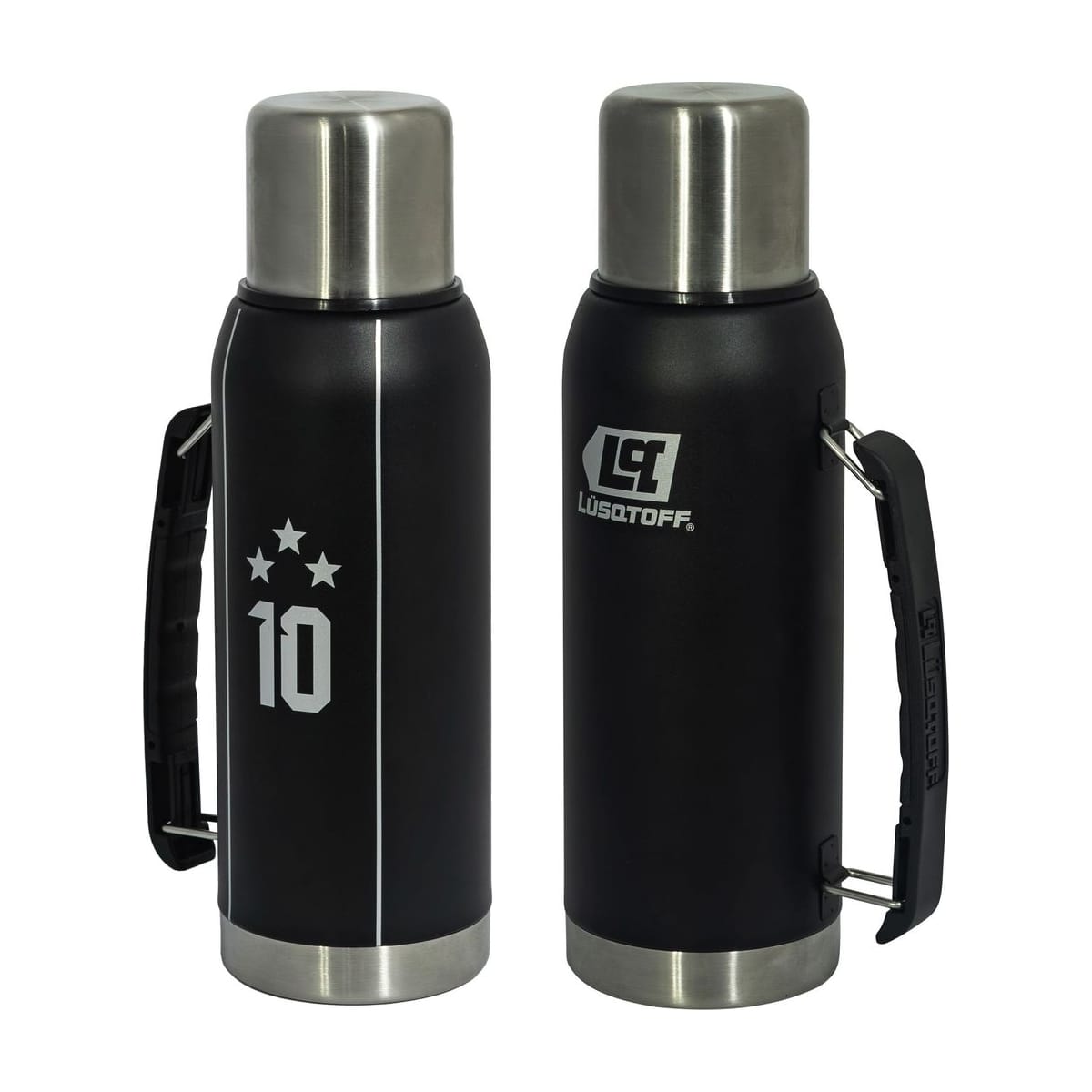 Termo Acero Inoxidable 1L Negro 3 Estrellas TL1-9N3E - Lusqtoff