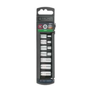 Juego 7 Dados Torx Encastre 1/4 JDTH-1/4X7 - Truper