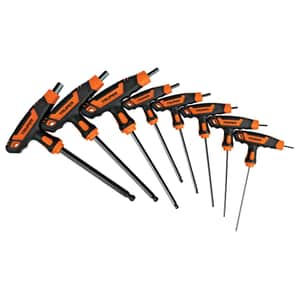 Juego 8 Llaves Allen Mango T Std 5/64-3/8 ALL-8TPX - Truper