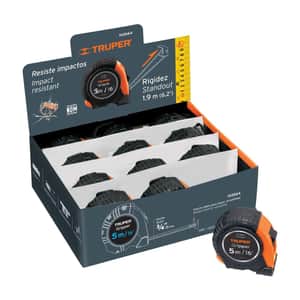 Cinta Métrica Flexómetro 5m 19mm Gripper FH-5MC - Truper