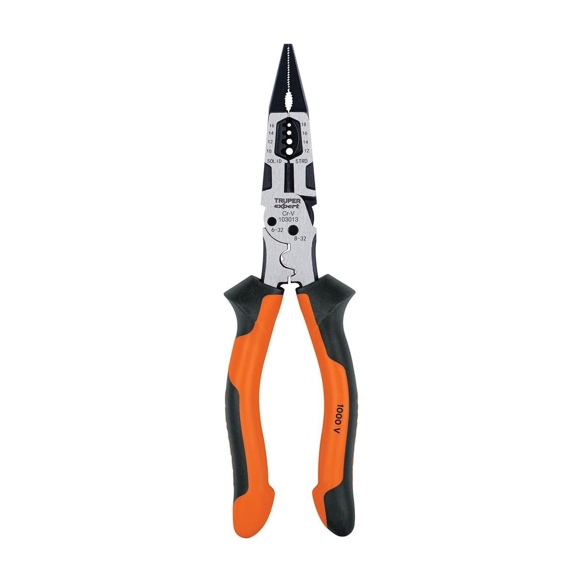Pinza Multiuso Punta Larga 8" 20cm PMU-8PX - Truper