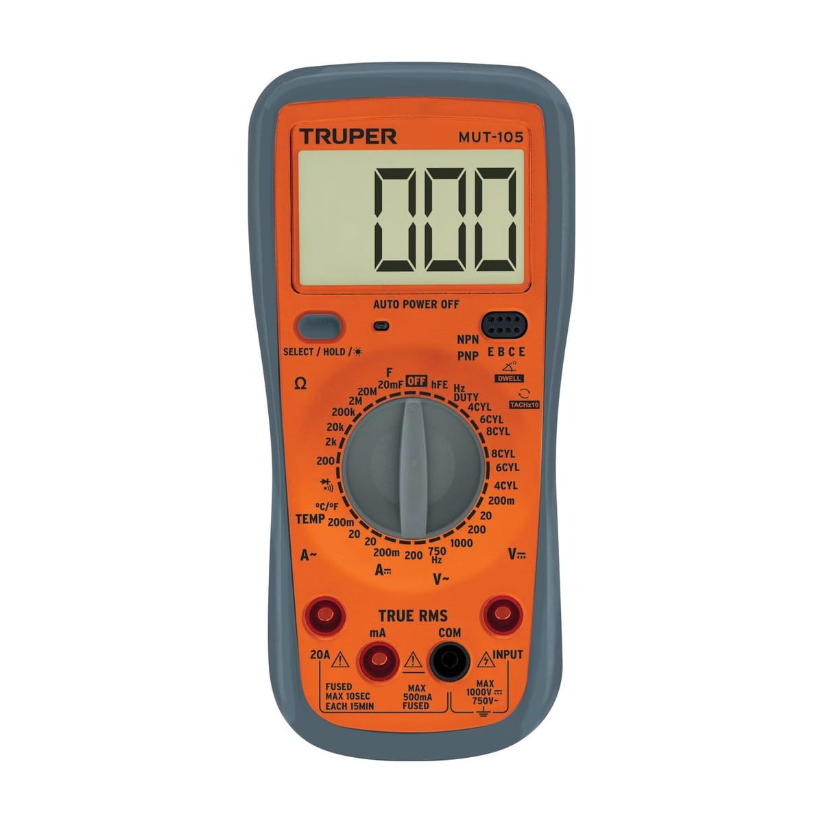 Multímetro Digital Automotriz True RMS MUT-105 - Truper