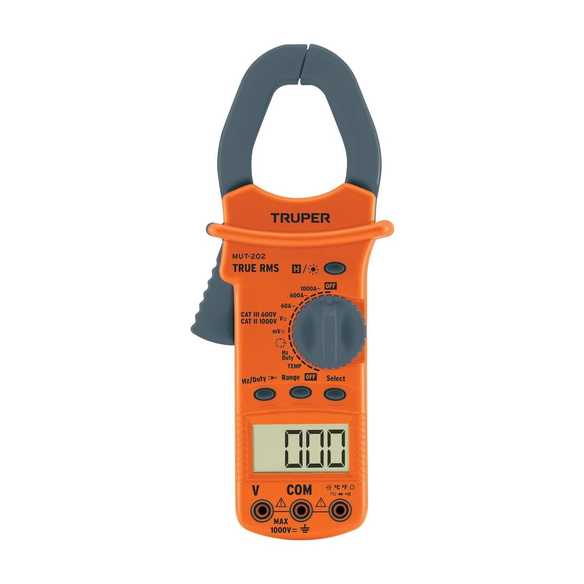 Amperímetro Digital Con Gancho True RMS MUT-202 - Truper