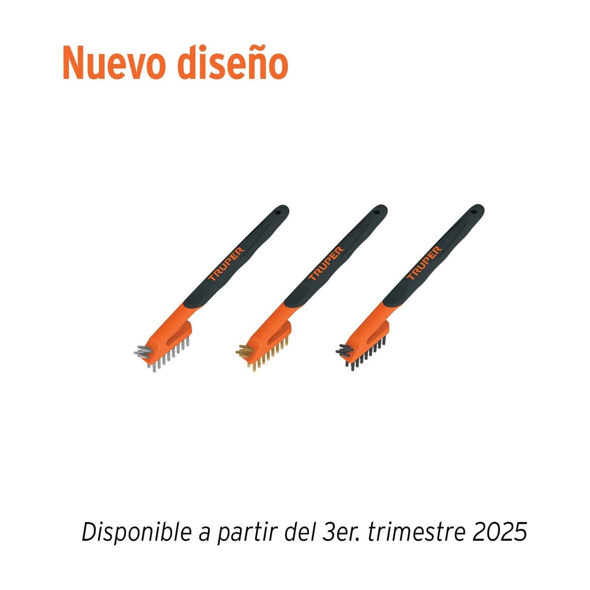 Juego 3 Mini Cepillos de Alambre 18cm JCEA-3 - Truper