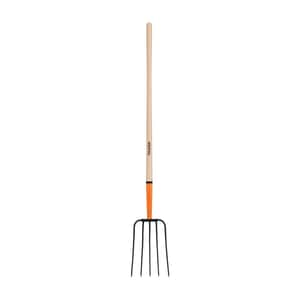 Horquilla para Paja 5 Dientes Mango Madera 122cm BPJ-5 - Truper