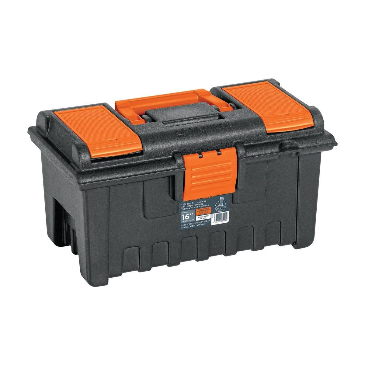 Caja de Herramientas 16 con Compartimentos CHA-16NC - Truper