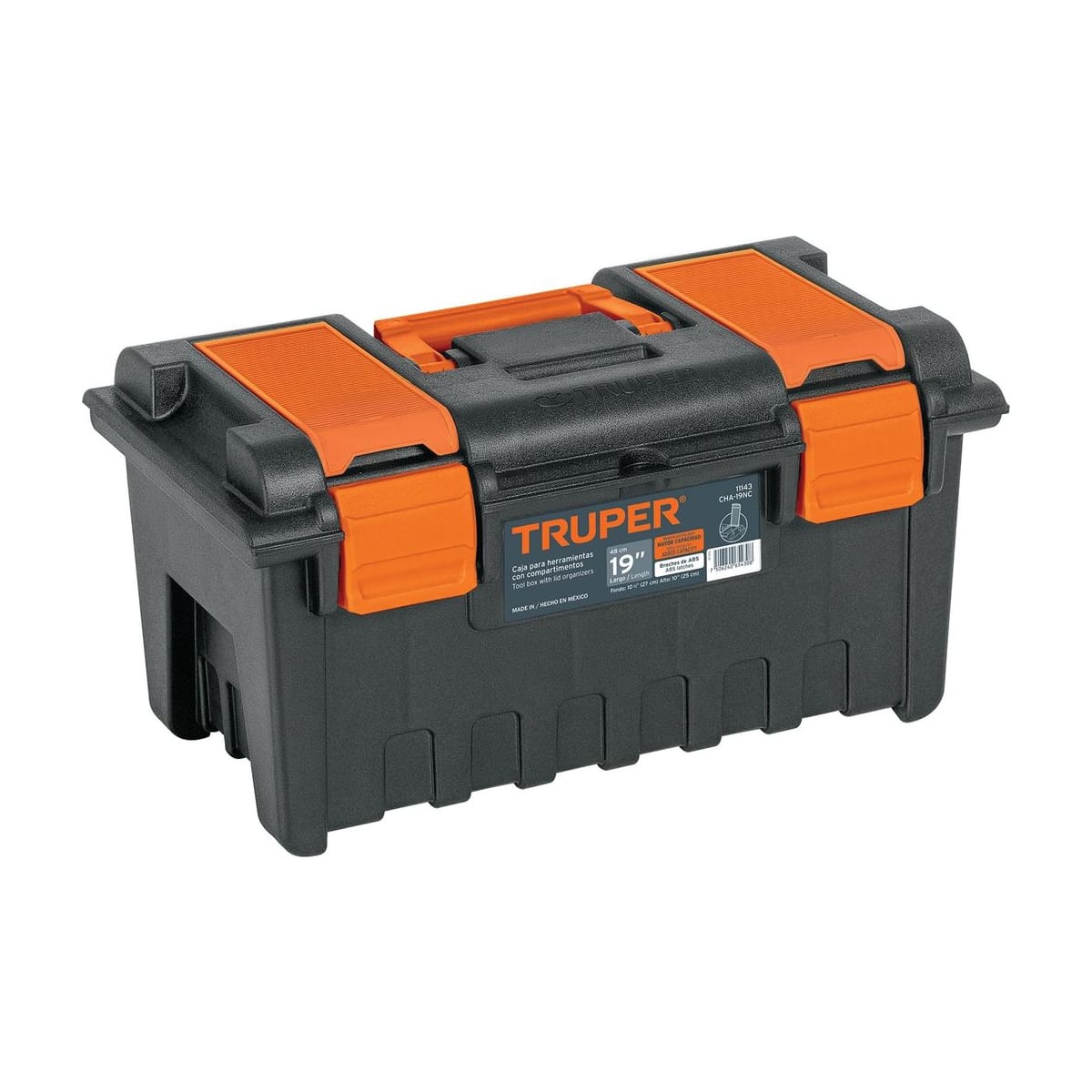 Caja de Herramientas 19 con Compartimentos CHA-19NC - Truper