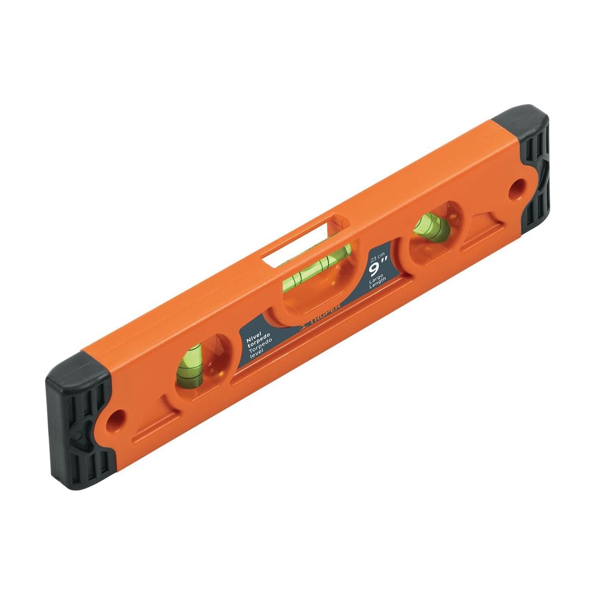 Nivel Magnético Torpedo 23cm Ventana Superior NT-9 - Truper
