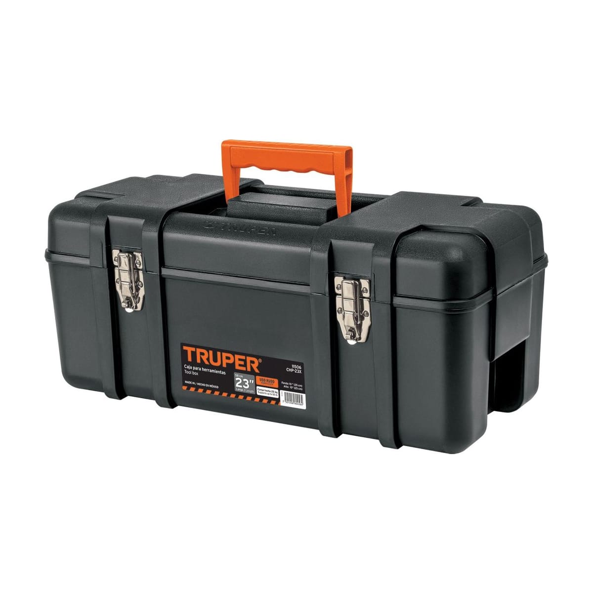 Caja de Herramientas 23 Broches Metálicos CHP-23X - Truper