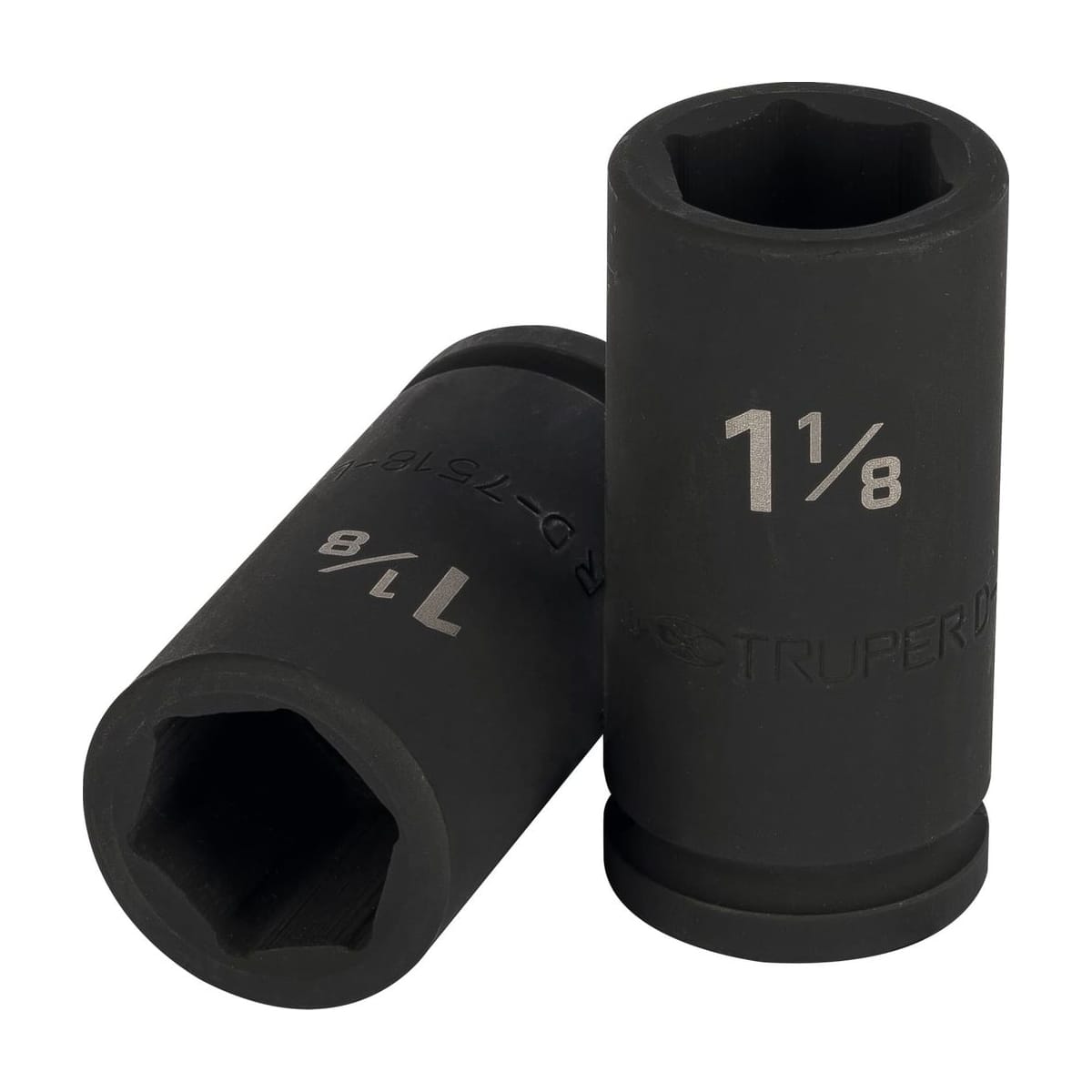 Dado Largo de Impacto 3/4" 1-1/8" 6 Puntas D-7518-L - Truper