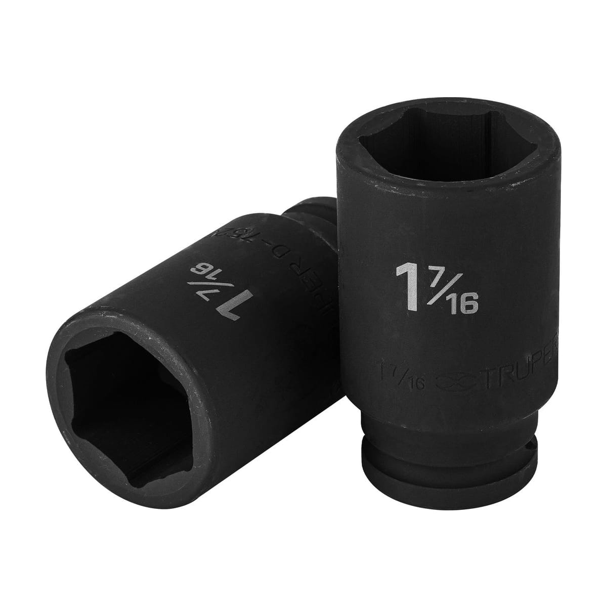 Dado Largo de Impacto 1-7/16" 6 Puntas Cuadro 3/4" D-7523-L - Truper