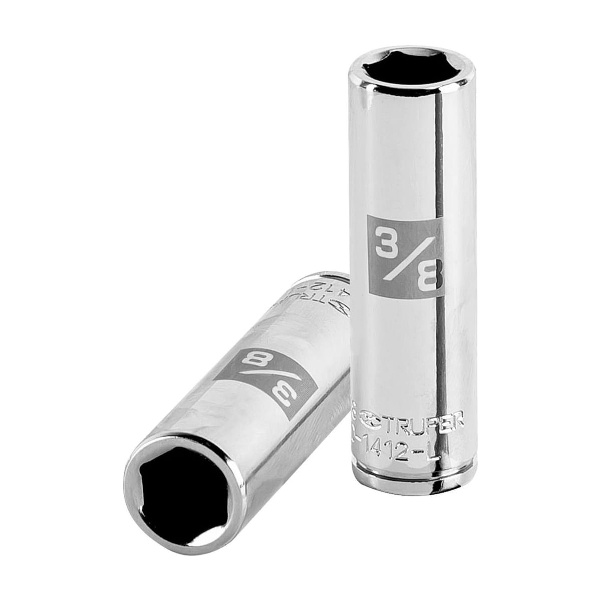 Dado Largo 3/8" 6 Puntas Cuadro 1/4 D-1412-L - Truper