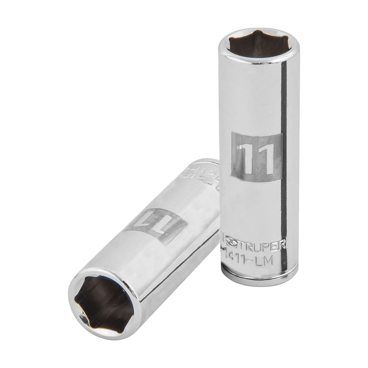 Dado Largo 11mm 6 Puntas Cuadro 1/4 D-1411-LM - Truper