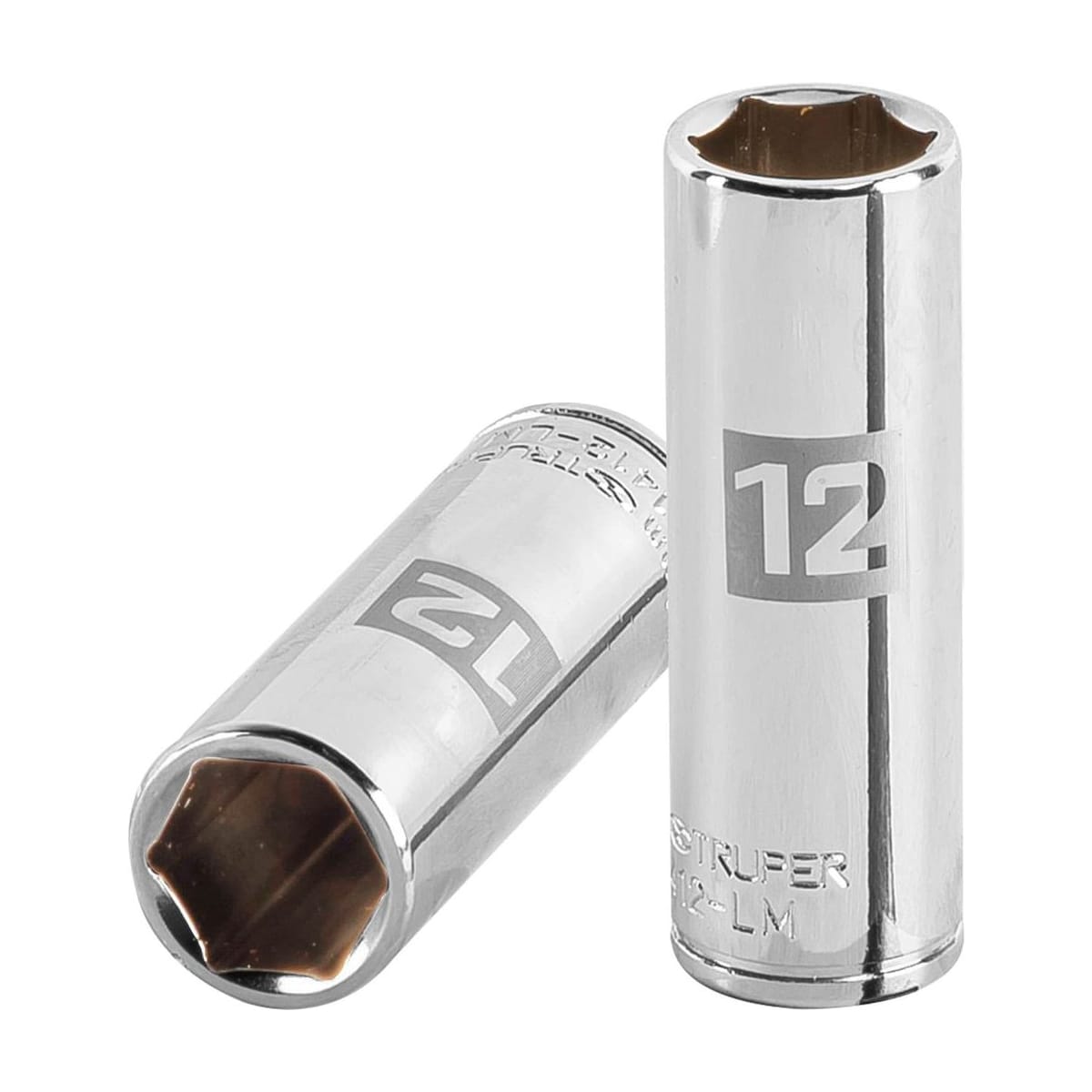 Dado Largo 12mm 6 Puntas Cuadro 1/4 D-1412-LM - Truper