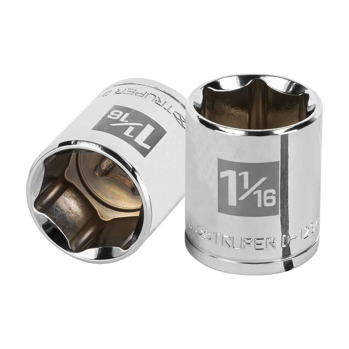 Dado 6 Puntas 1-1/16" Cuadro 1/2" D-1234-H - Truper
