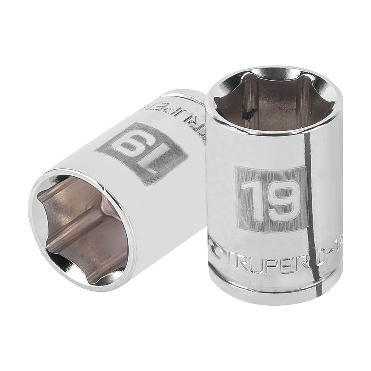 Dado 6 Puntas 19mm Cuadro 1/2" D-1219-M - Truper