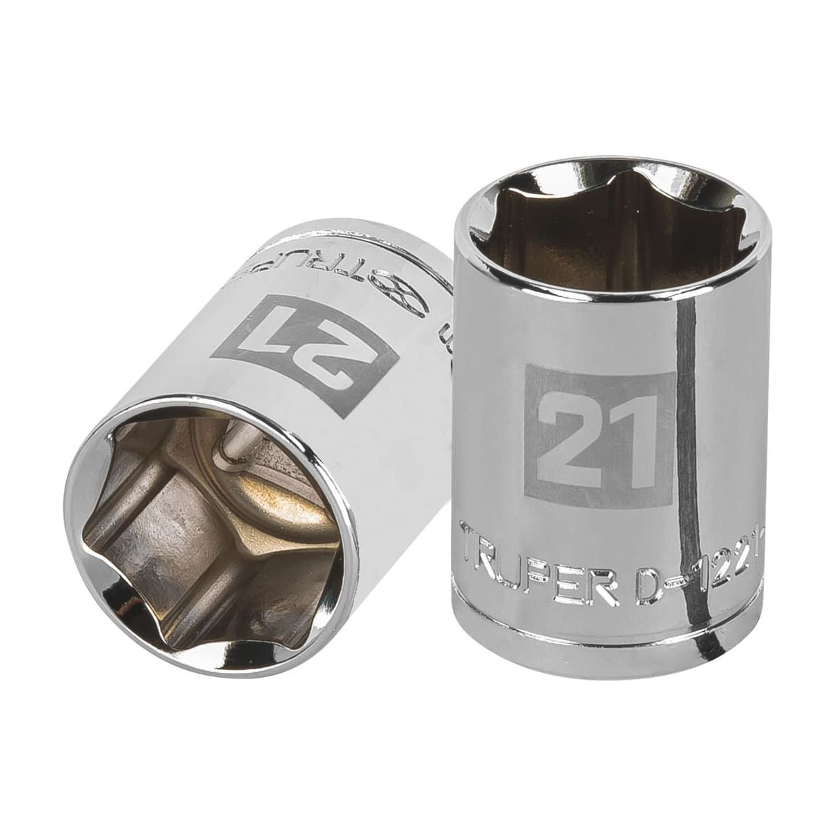 Dado 6 Puntas 21mm Cuadro 1/2" D-1221-M - Truper