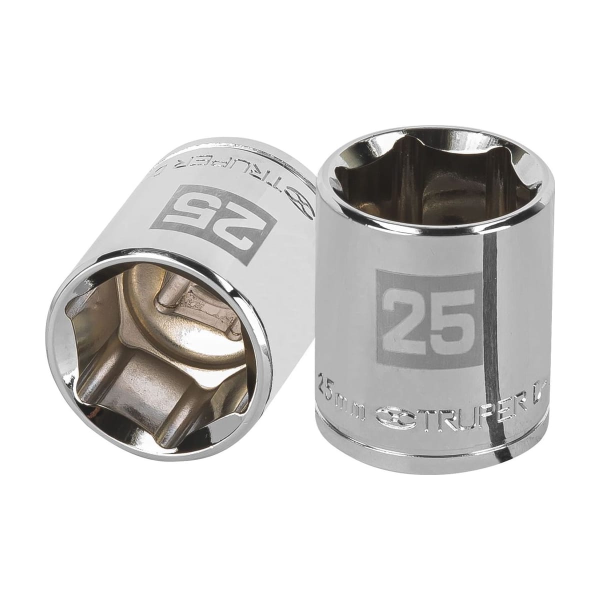 Dado 6 Puntas 25mm Cuadro 1/2" D-1225-M - Truper