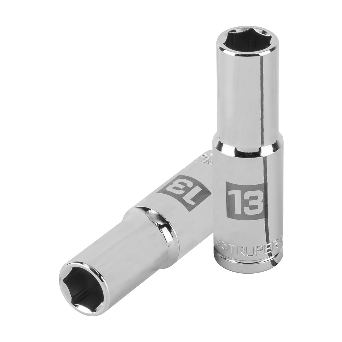 Dado Largo 6 Puntas 13mm Cuadro 1/2" D-1213-ML - Truper
