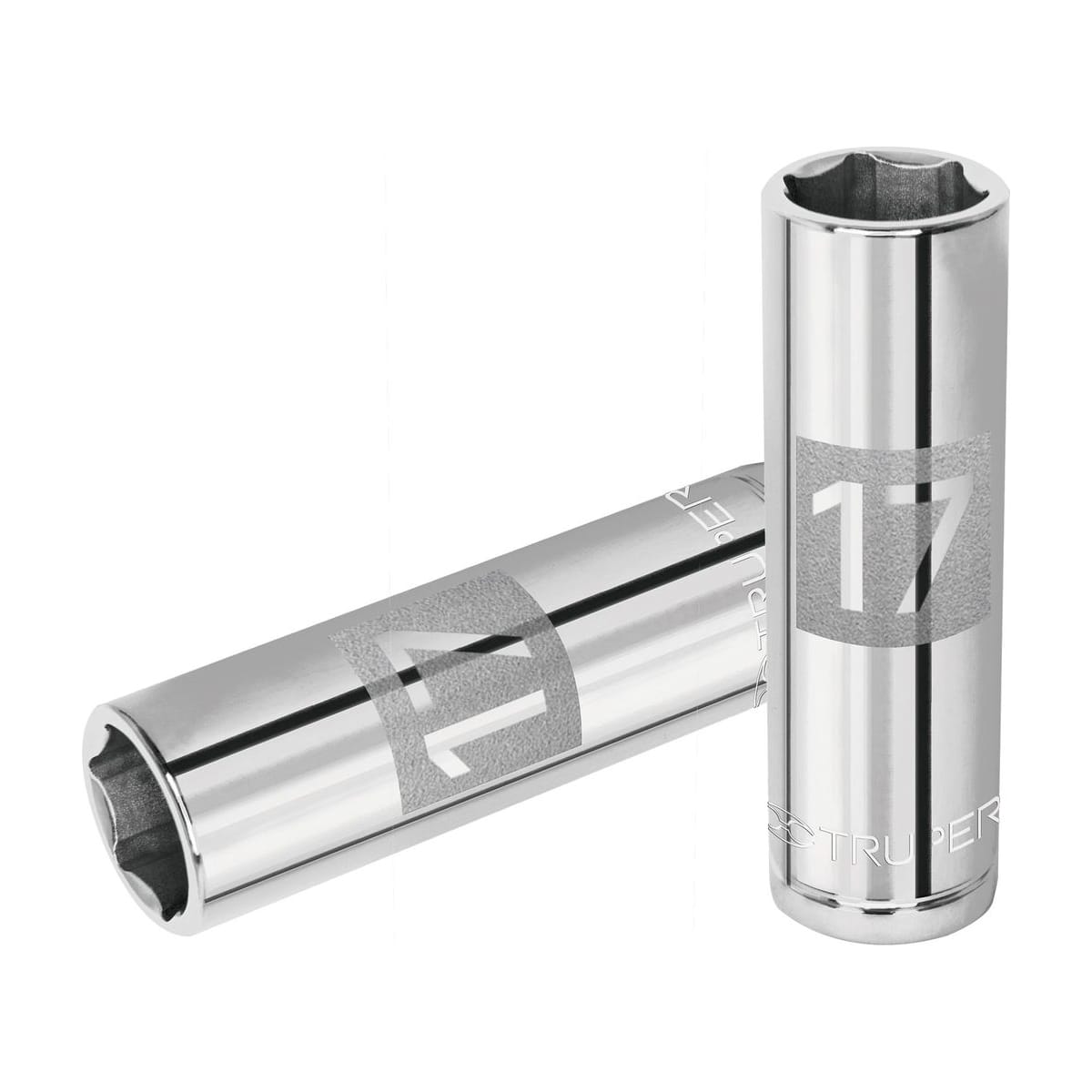 Dado Largo 6 Puntas 17mm Cuadro 1/2" D-1217-ML - Truper