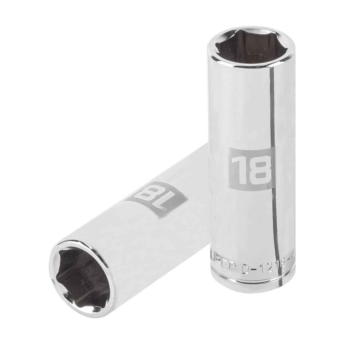 Dado Largo 6 Puntas 18mm Cuadro 1/2" D-1218-ML - Truper
