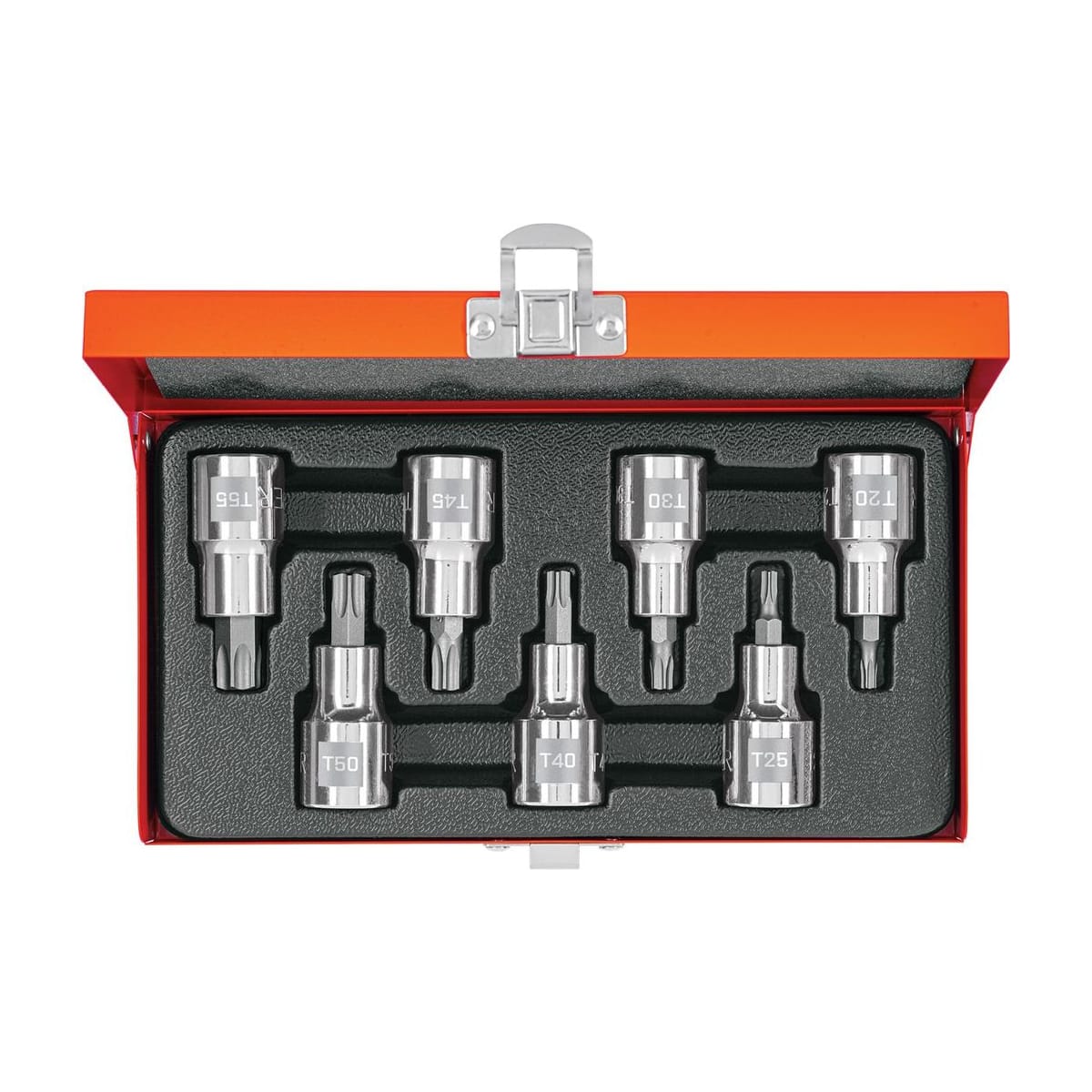 Juego 7 Dados Punta Torx Cuadro 1/2" JPT-1/2X7 - Truper