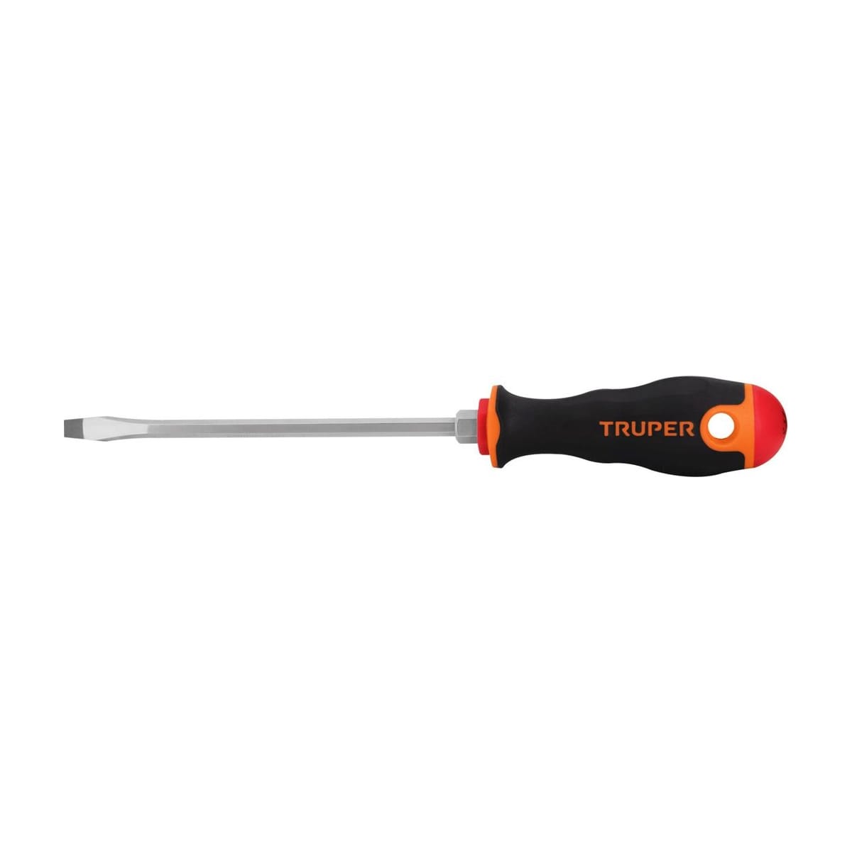Destornillador Plano 1/4" x 6" Mango Comfort Grip DR-1/4X6B - Truper
