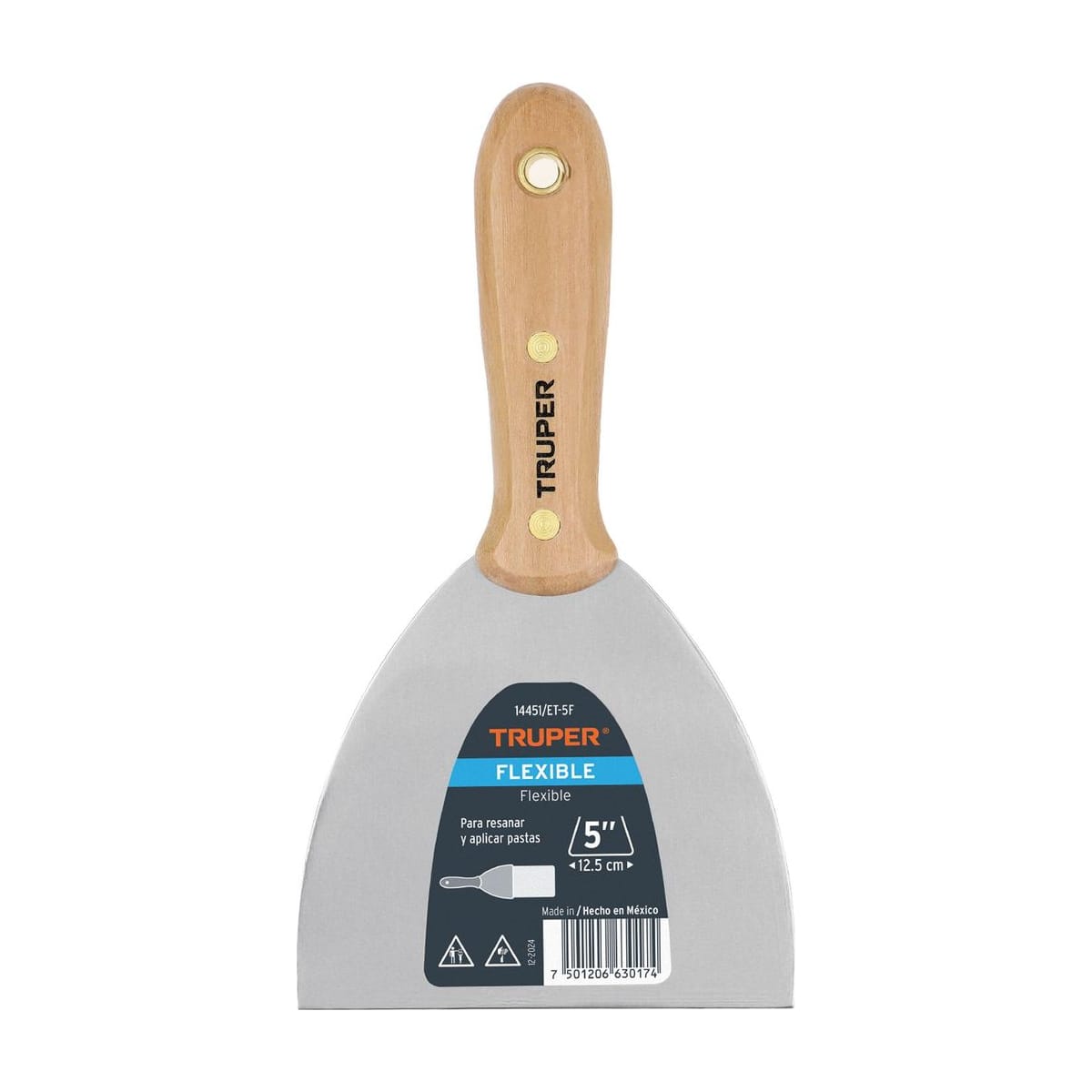 Espátula 125mm Mango Madera ET-5F - Truper
