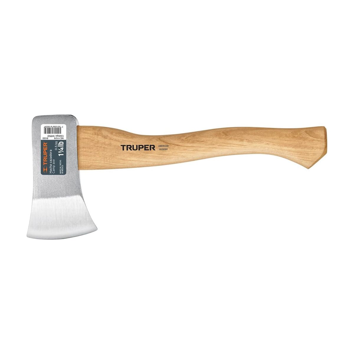 Hacha Cazadora 1-1/4lb Mango Hickory HC-1-1/4 - Truper