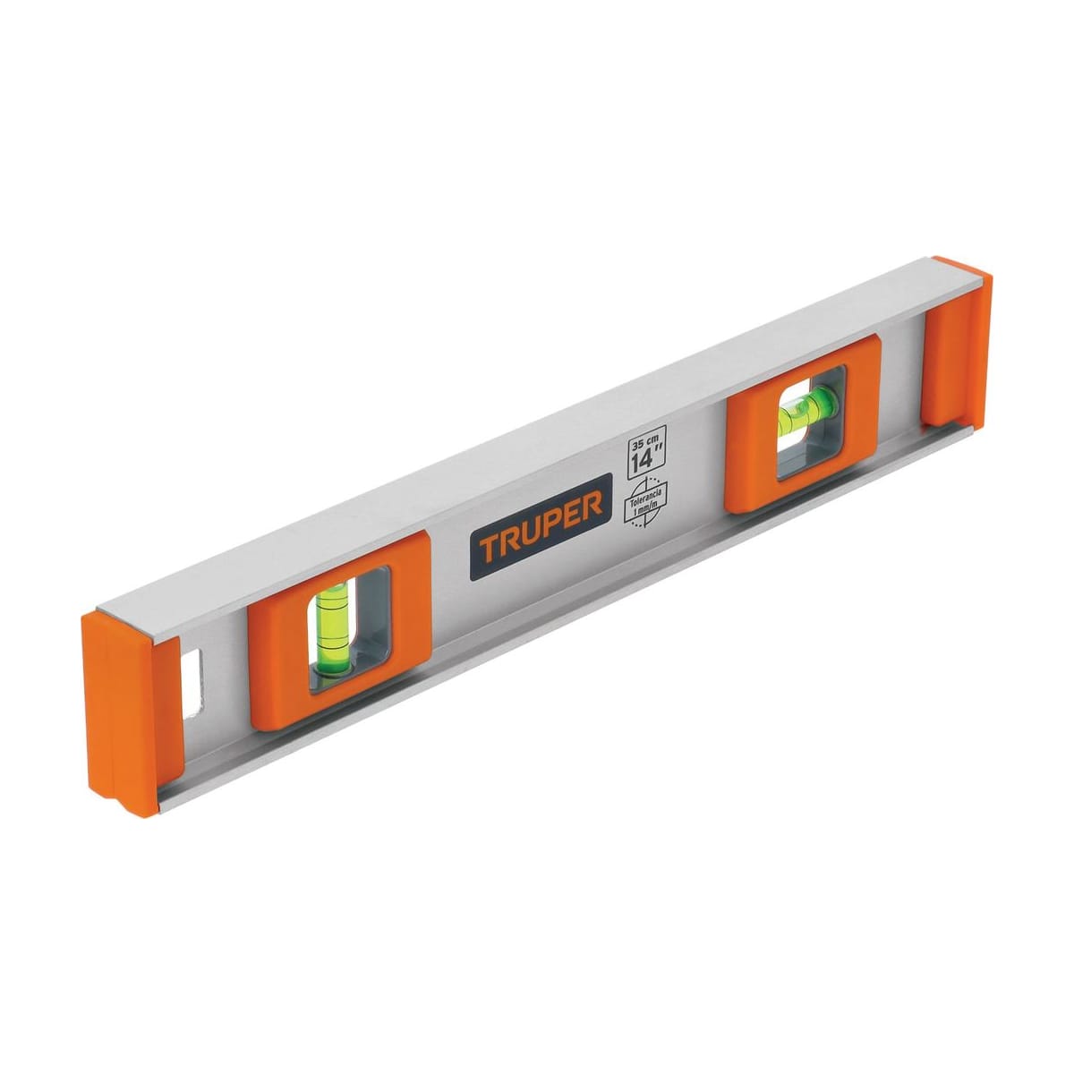 Nivel Aluminio 350mm 2 Gotas ABS NP-14 - Truper