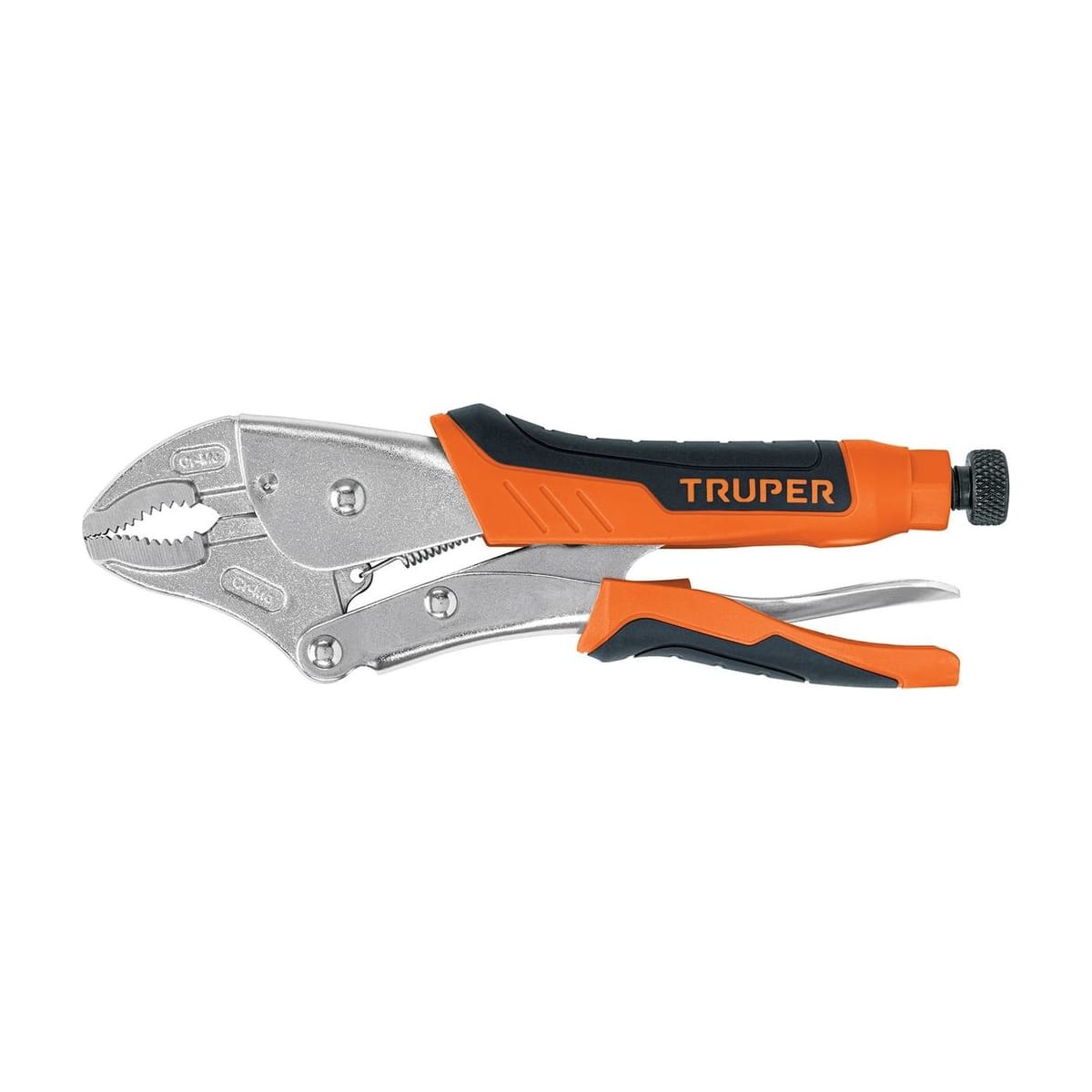 Pinza De Presión 10" Mordaza Curva Mango Vinil PPT-10CX - Truper
