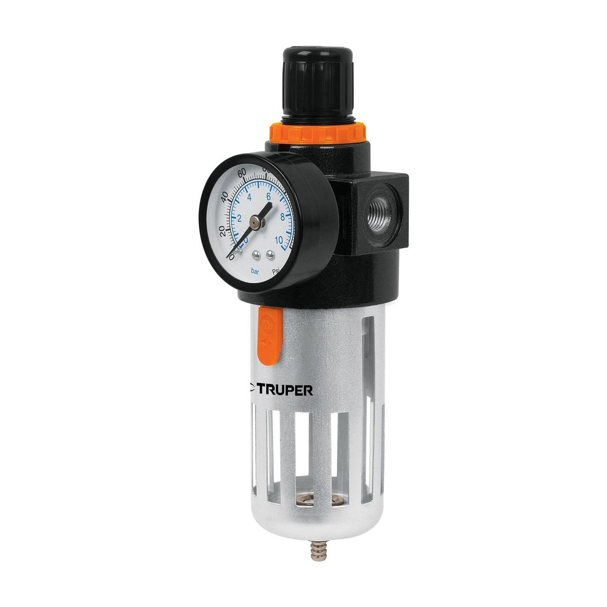 Filtro Regulador de Aire 1/4" NPT FIRE-1/4 - Truper