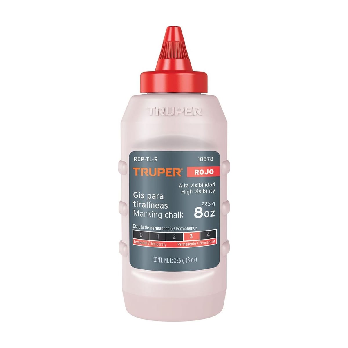 Gis Repuesto Línea Entizada Rojo 8oz REP-TL-R - Truper