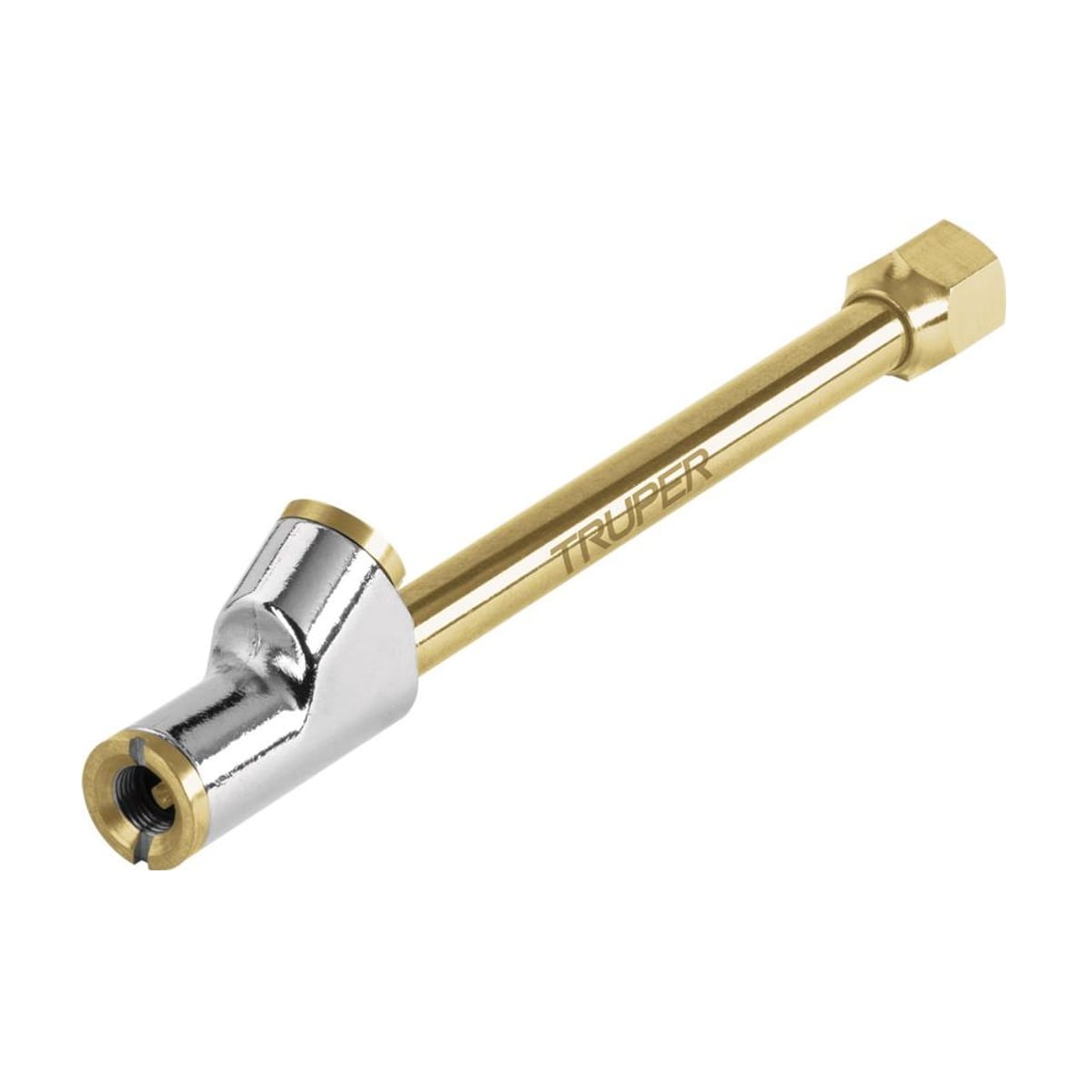 Válvula Infladora Cabeza Doble 1/4 VAL-INF-1/4 - Truper
