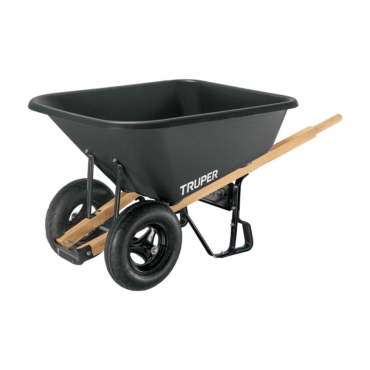 Carretilla Plastica 8ft3 Doble Rueda TP-8 - Truper