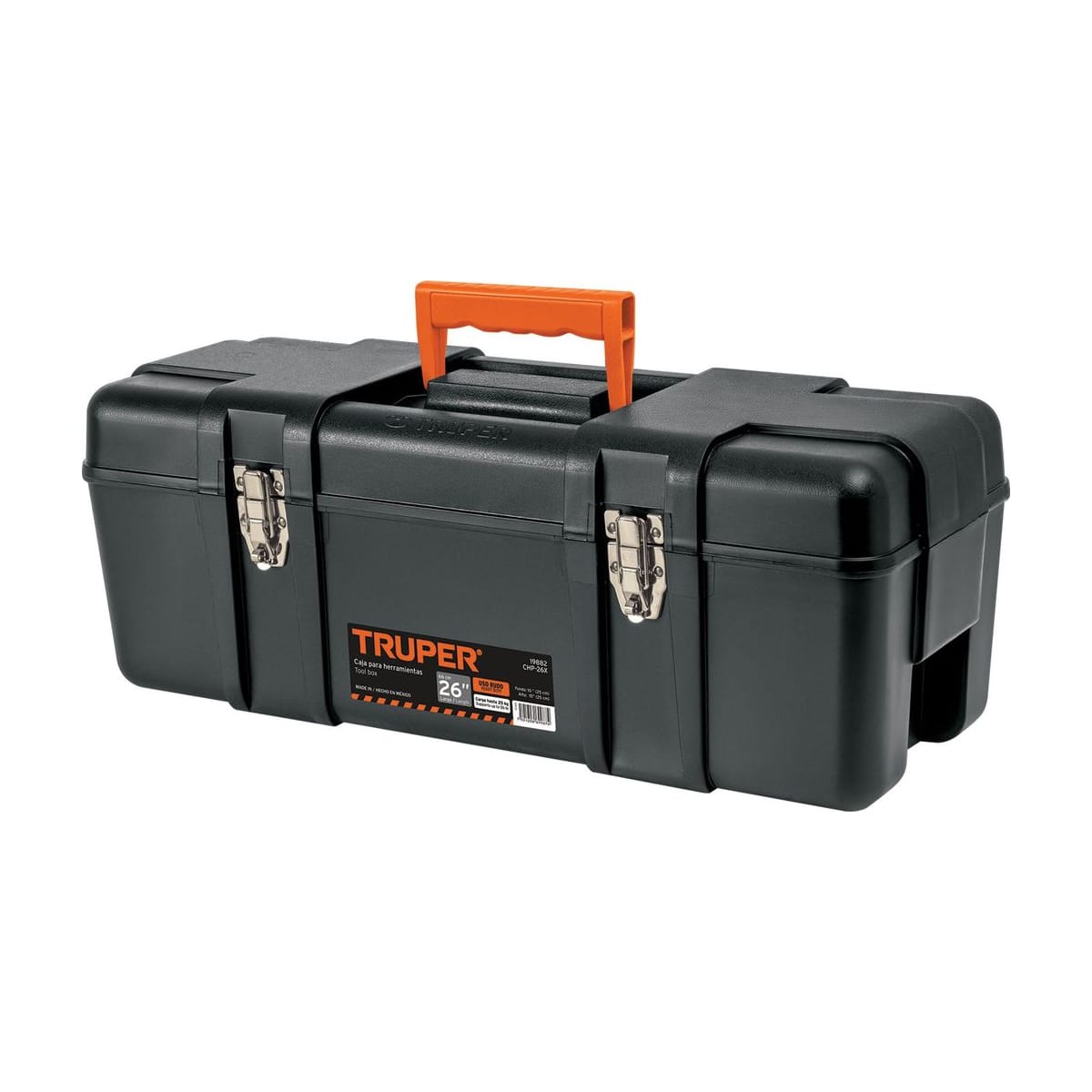 Caja Herramienta 26in Broches Metalicos CHP-26X - Truper