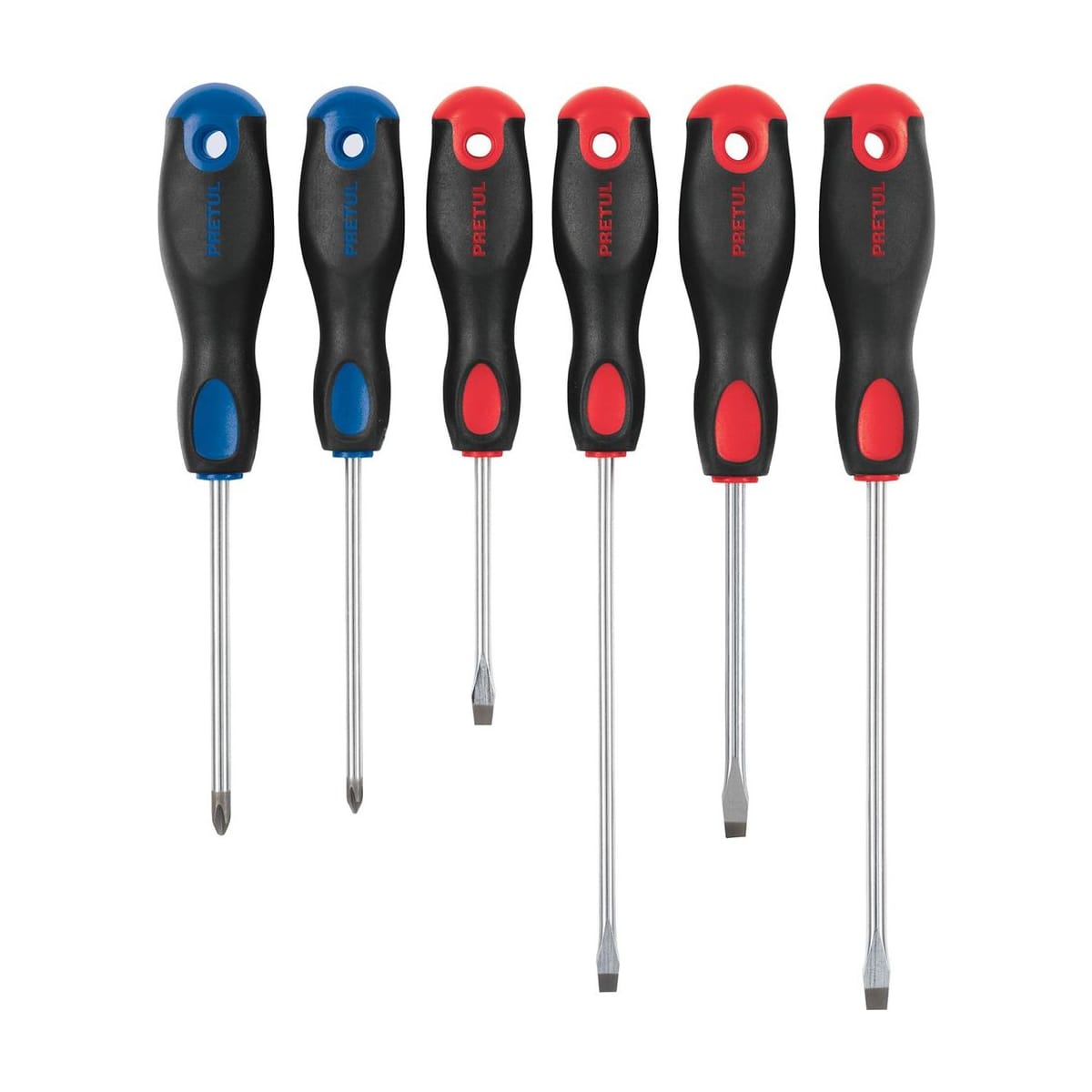 Juego 6 Destornilladores Mango Bicolor JD-6BP - Truper