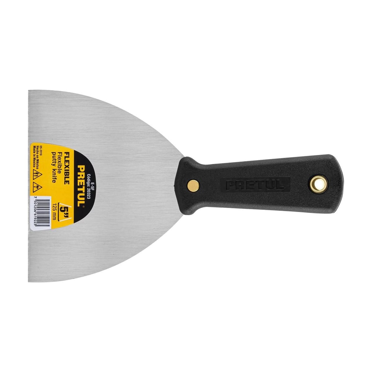 Espatula Flexible 125mm Mango Plastico E-5F - Truper
