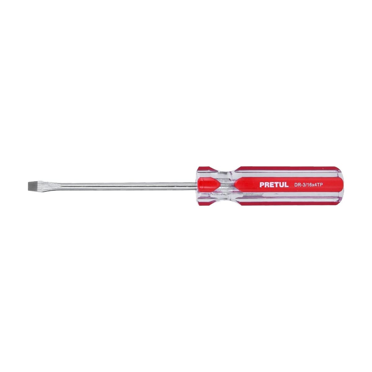 Destornillador Plano 3/16x4" DR-3/16X4TP - Pretul