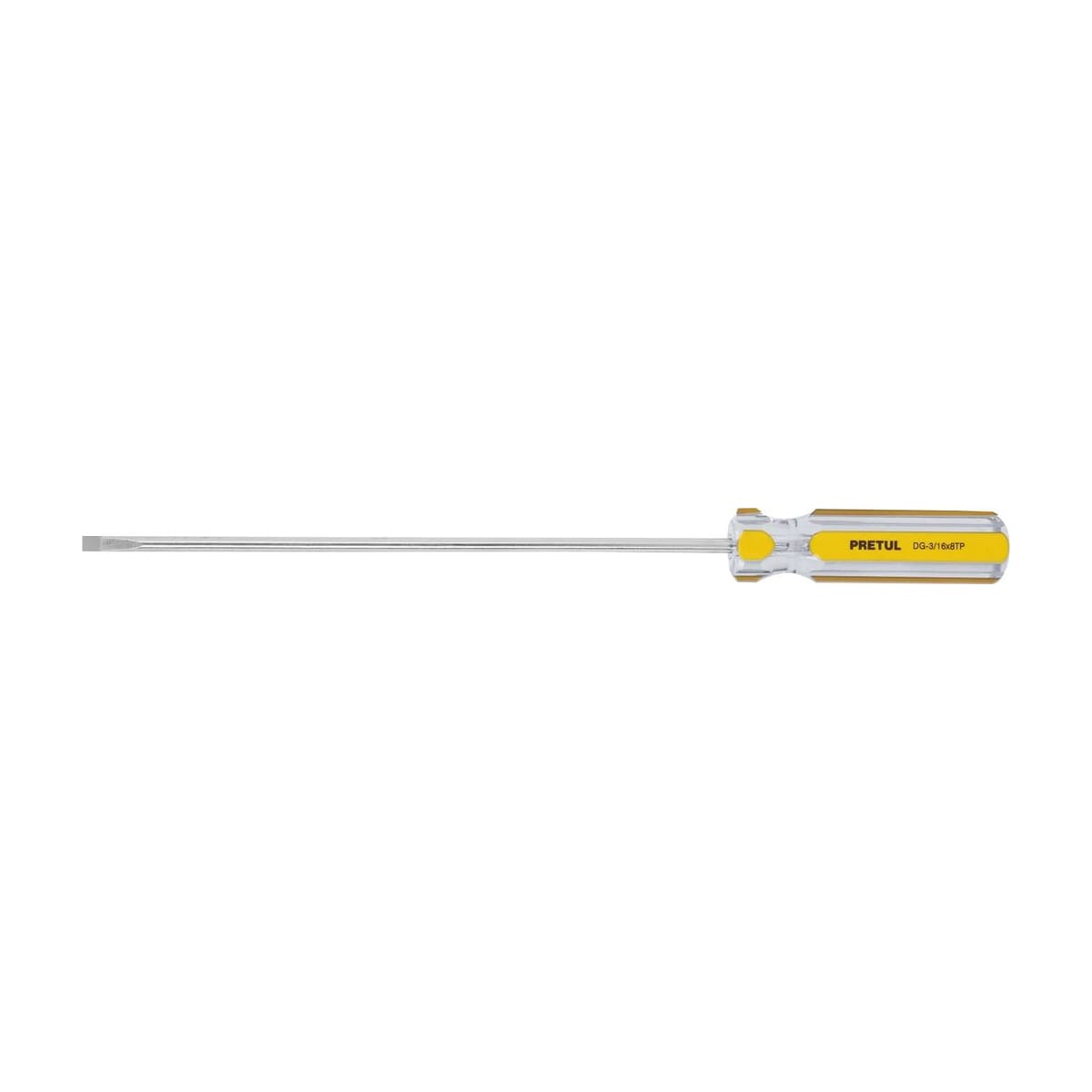 Desarmador Cabinet 3/16" x 8" DG-3/16X8TP - Pretul