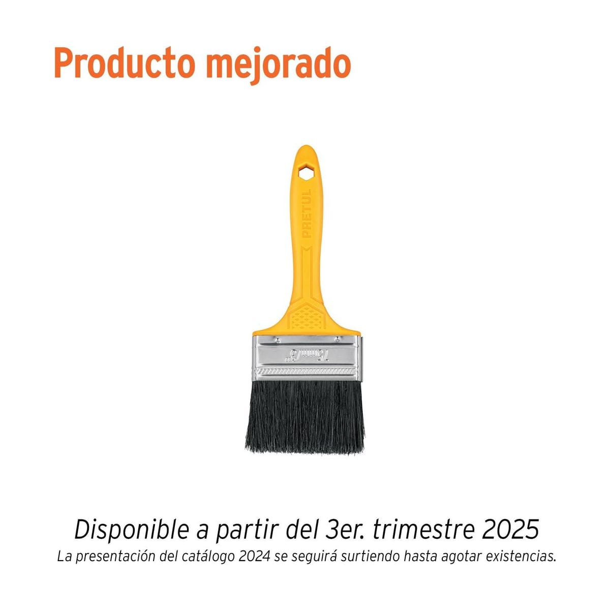 Pincel 3" (75mm) Mango Plástico BRP-3 - Pretul