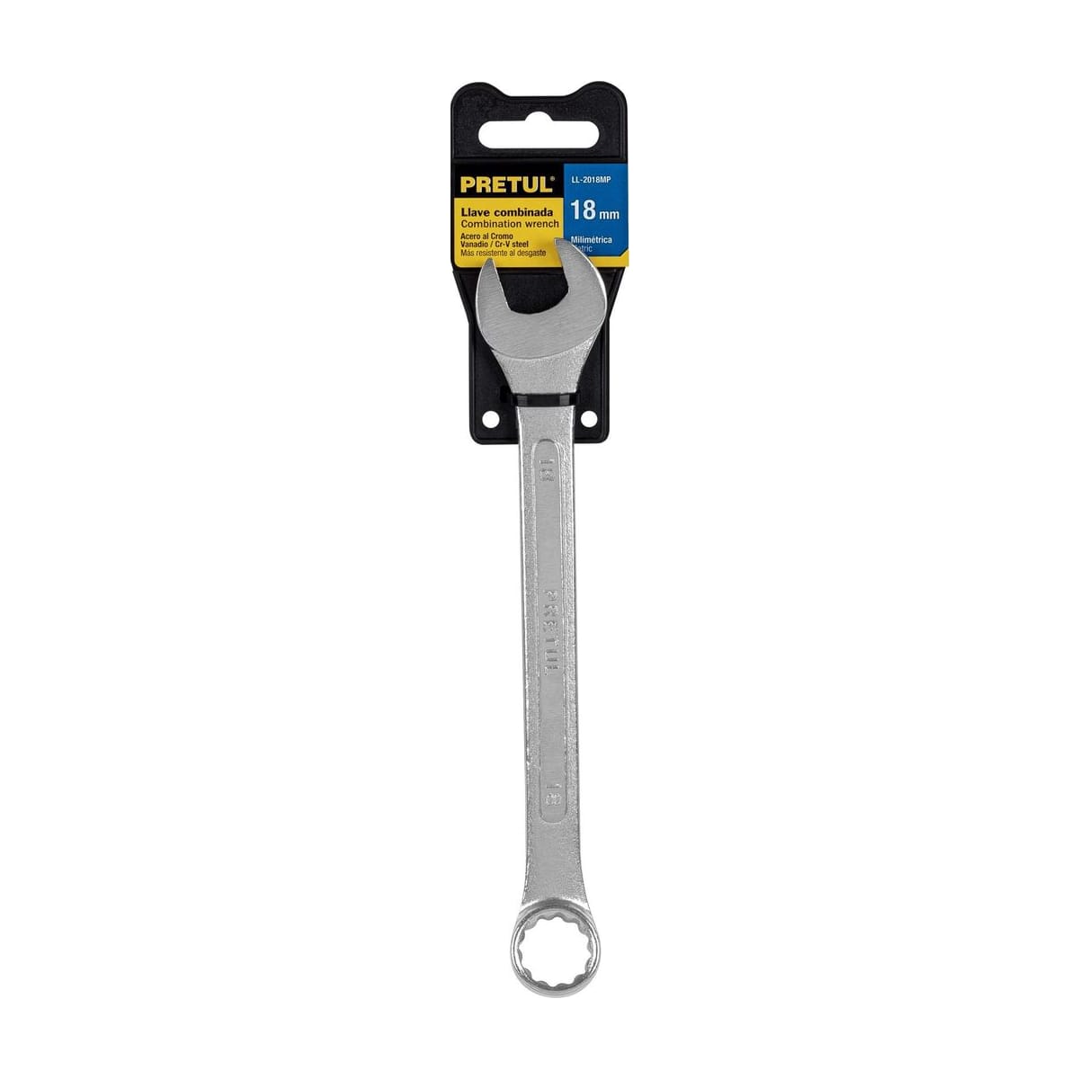 Llave Combinada 18mm LL-2018MP - Pretul